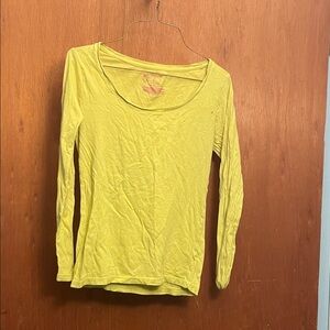 No Boundaries Lemon Long Sleeve Tee